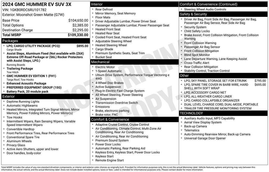 2024 GMC Hummer EV SUV 3X