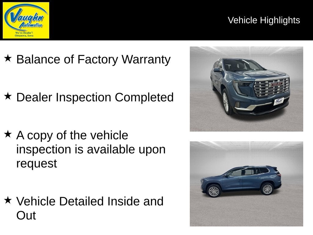 2026 GMC Acadia Denali