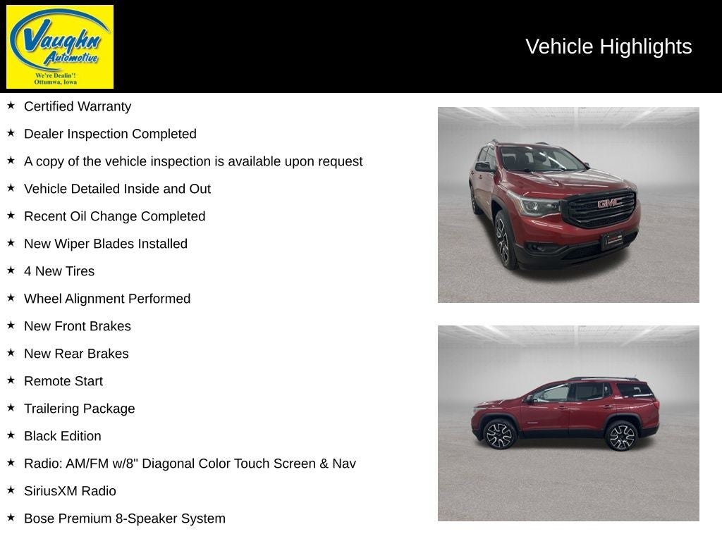 2019 GMC Acadia SLT-1