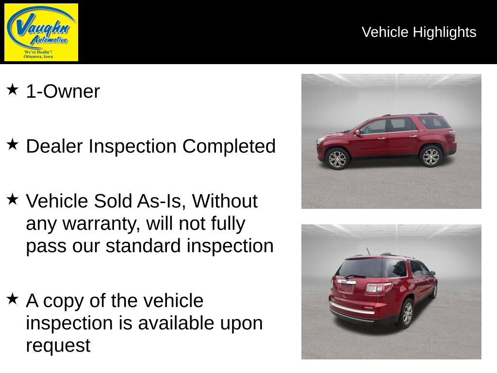 2013 GMC Acadia SLT-1