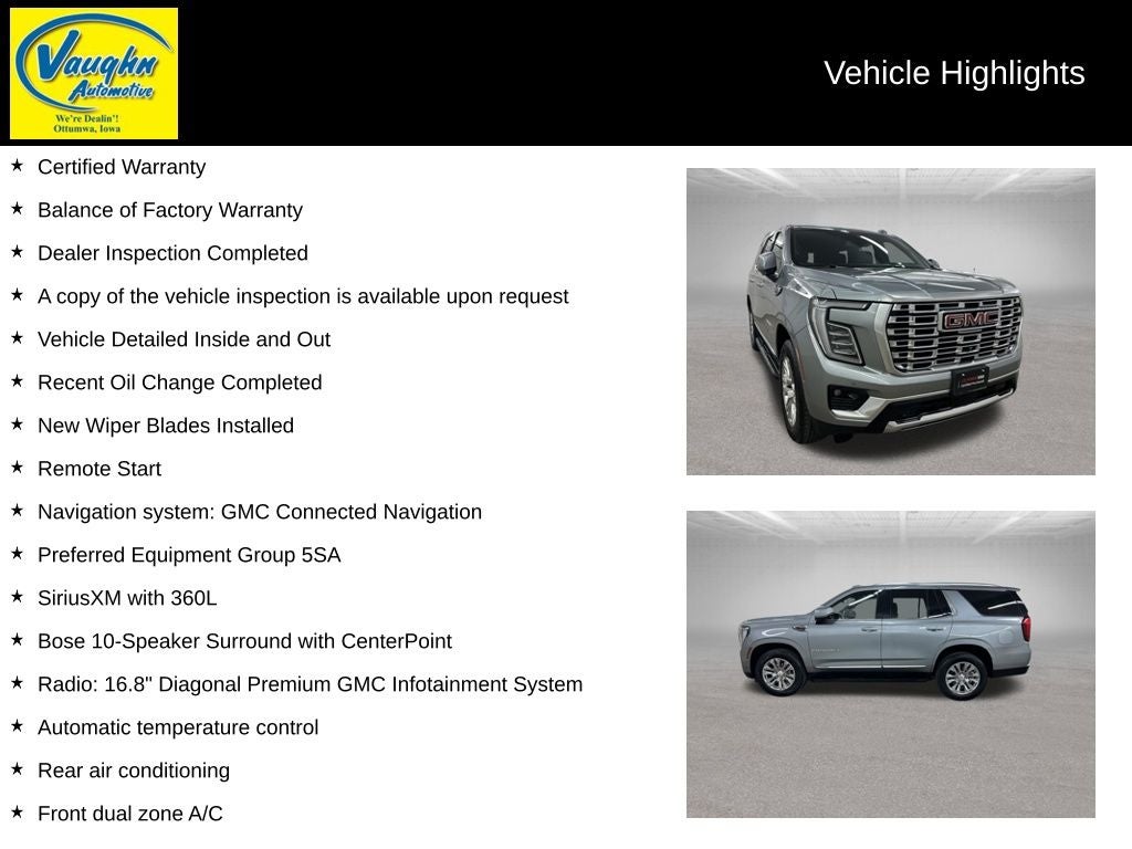 2025 GMC Yukon Denali