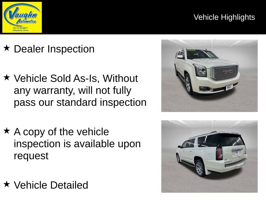 2015 GMC Yukon XL Denali