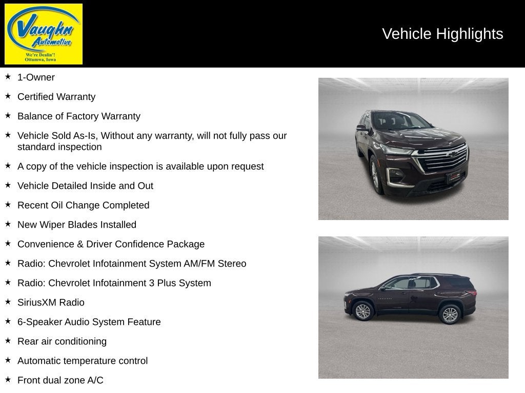 2023 Chevrolet Traverse LT 1LT