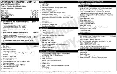 2023 Chevrolet Traverse LT 1LT