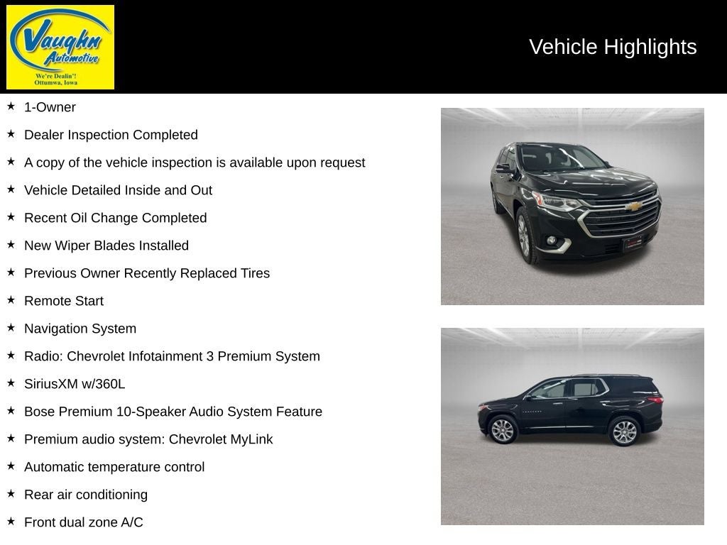 2021 Chevrolet Traverse Premier