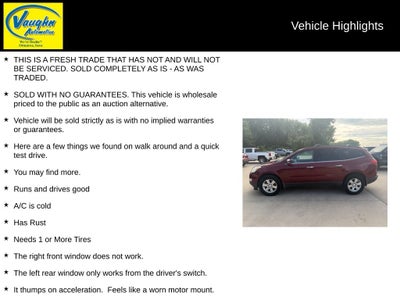 2010 Chevrolet Traverse LT 1LT