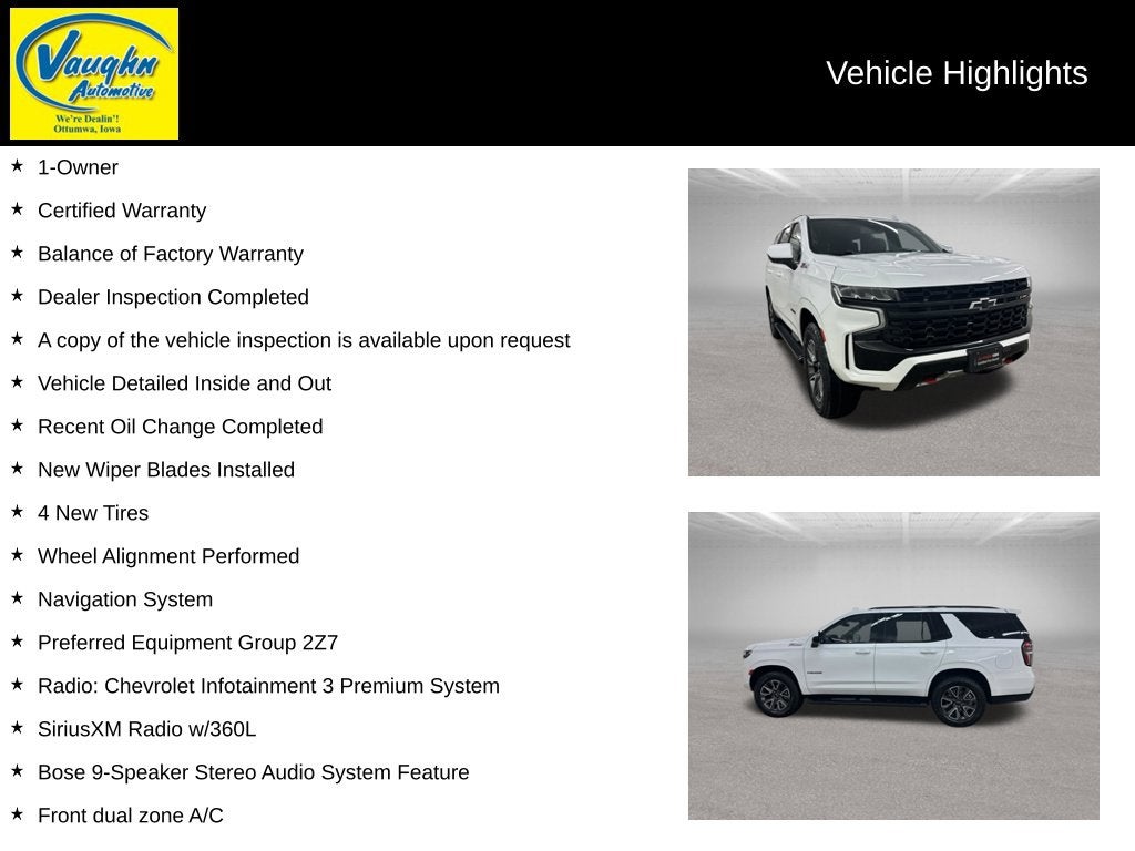 2023 Chevrolet Tahoe Z71