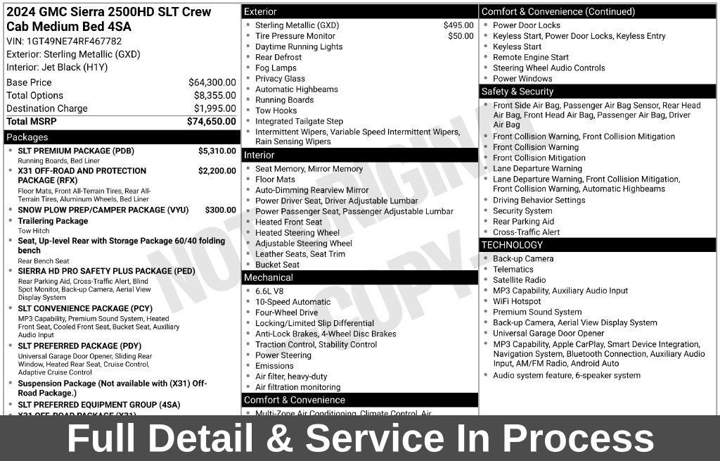 2024 GMC Sierra 2500HD SLT