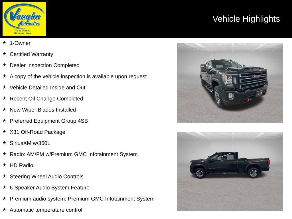 2021 GMC Sierra 2500HD AT4