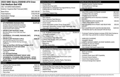 2022 GMC Sierra 2500HD AT4