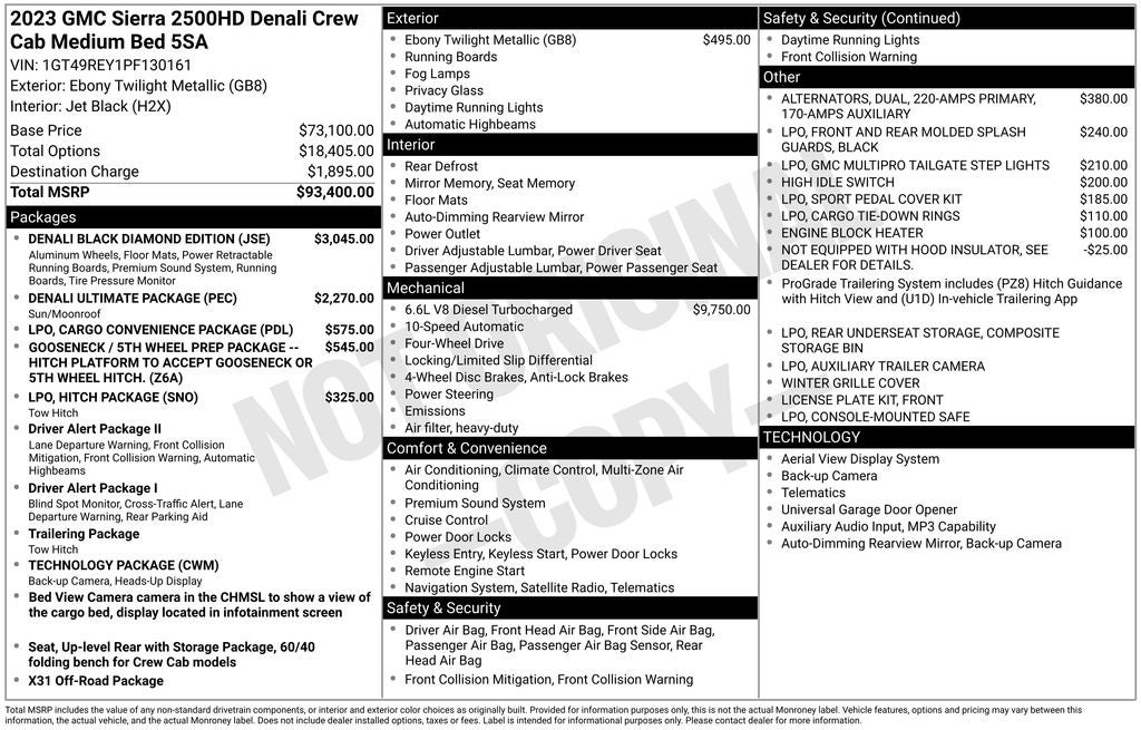 2023 GMC Sierra 2500HD Denali