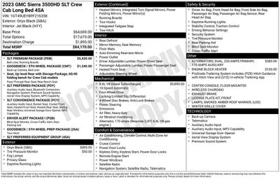2023 GMC Sierra 3500HD SLT
