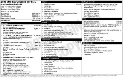 2025 GMC Sierra 2500HD SLT