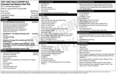 2021 GMC Sierra 2500HD SLE