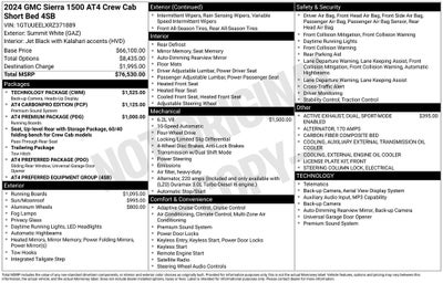2024 GMC Sierra 1500 AT4