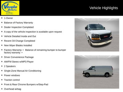 2024 GMC Savana 2500 Work Van