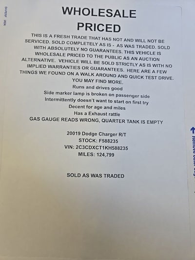 2019 Dodge Charger R/T