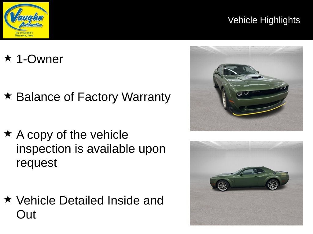 2023 Dodge Challenger R/T Scat Pack Widebody SWINGER SPECIAL EDITION