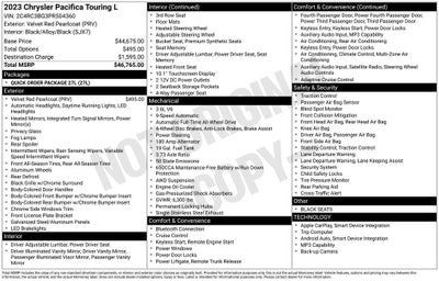 2023 Chrysler Pacifica Touring L