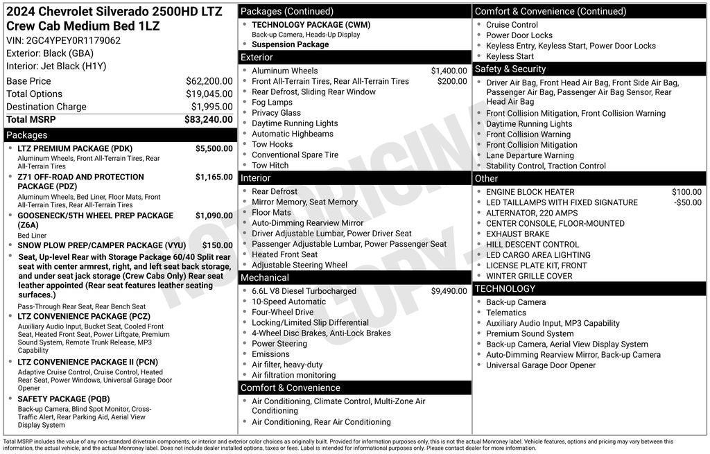 2024 Chevrolet Silverado 2500HD LTZ