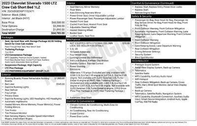 2023 Chevrolet Silverado 1500 LTZ