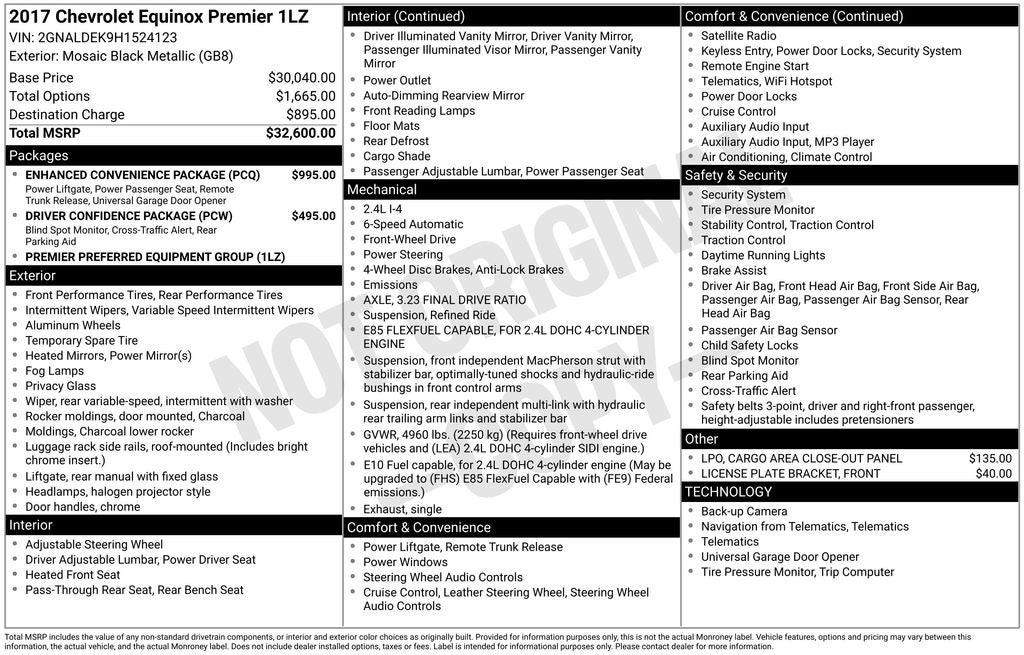 2017 Chevrolet Equinox Premier