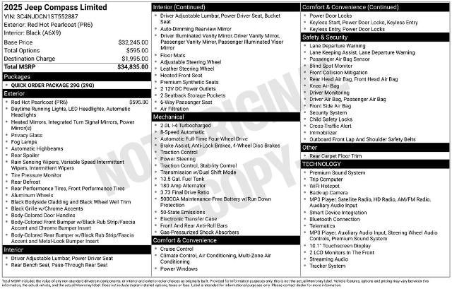 2025 Jeep Compass Limited