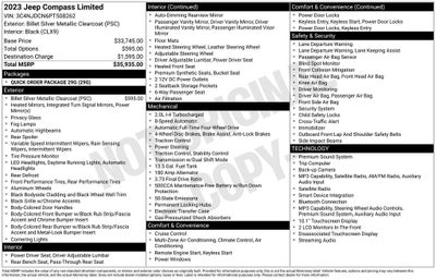 2023 Jeep Compass Limited