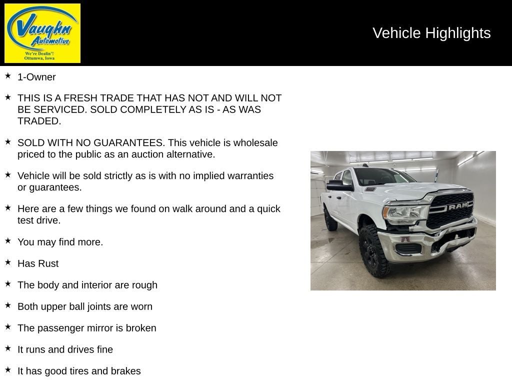 2020 RAM 2500 Tradesman