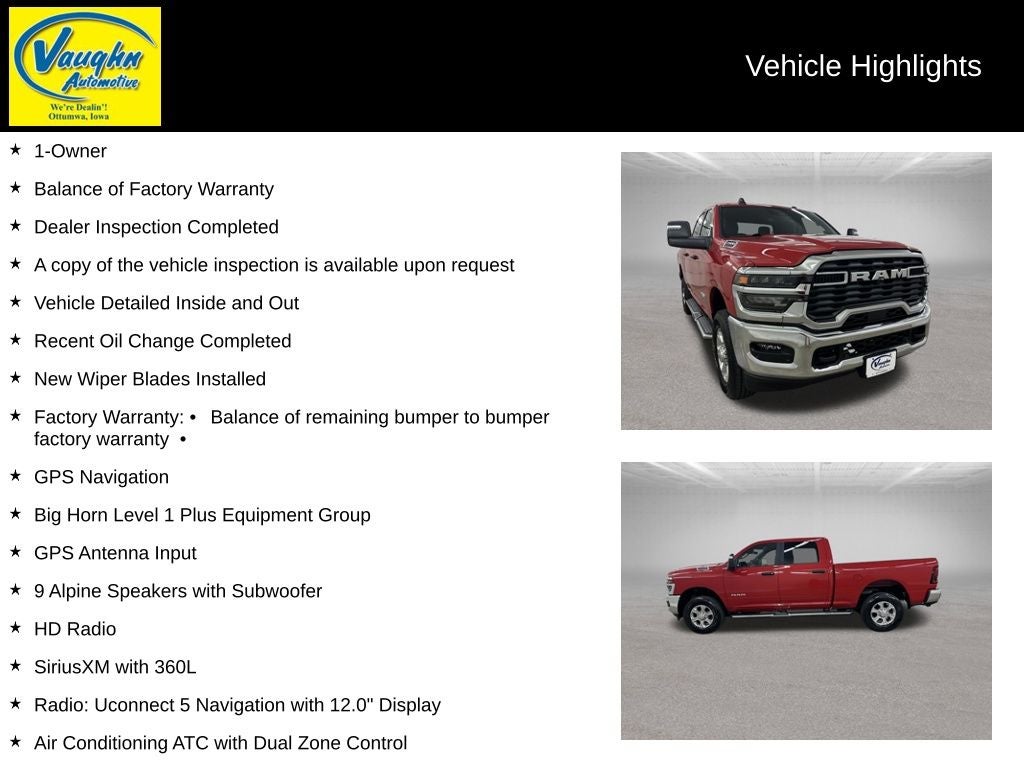 2026 RAM 2500 Big Horn