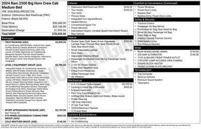 2024 RAM 2500 Big Horn