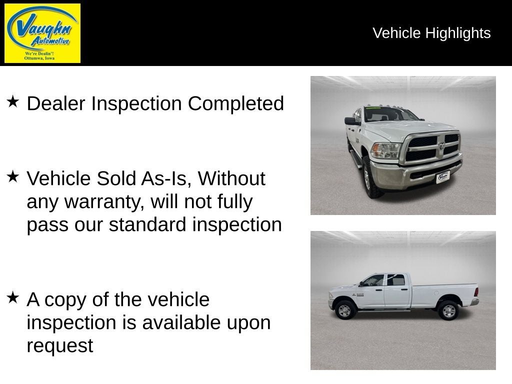 2018 RAM 2500 Tradesman