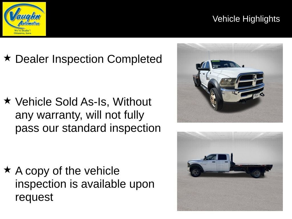 2018 RAM 5500HD Tradesman
