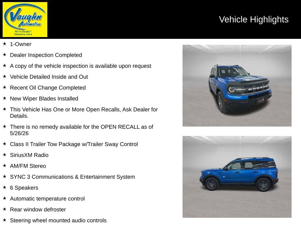 2022 Ford Bronco Sport Big Bend