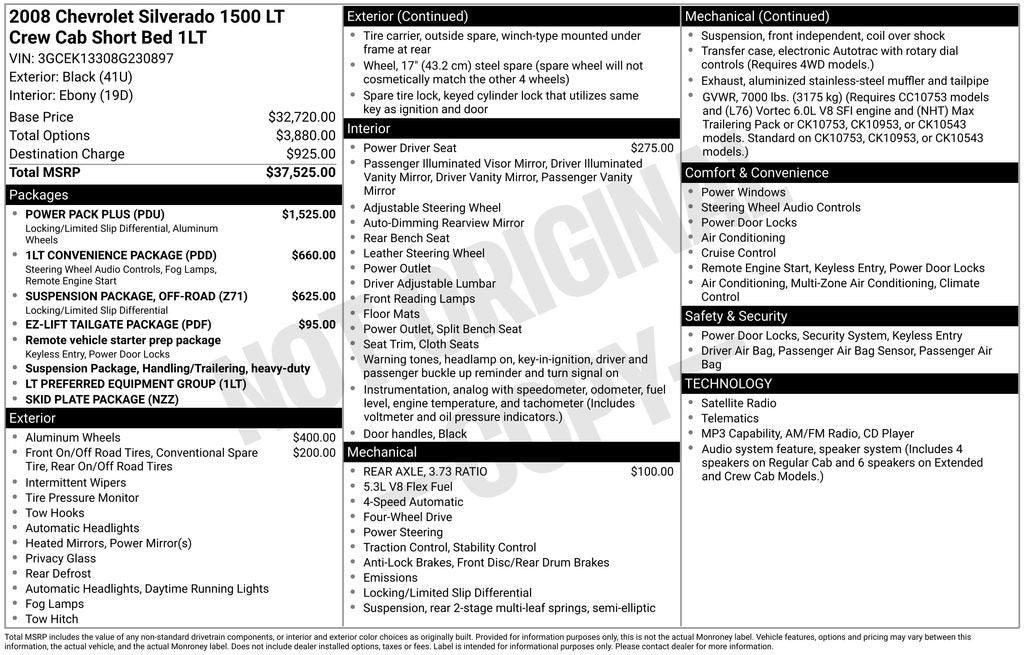 2008 Chevrolet Silverado 1500 LT LT1