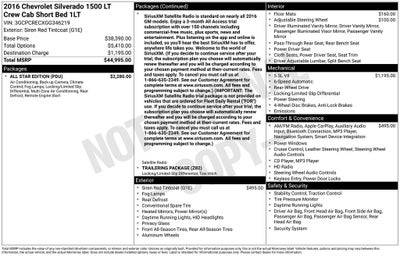 2016 Chevrolet Silverado 1500 LT LT1