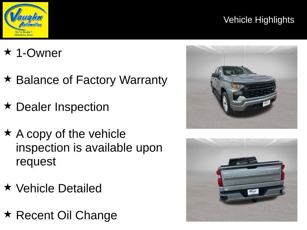 2025 Chevrolet Silverado 1500 Custom