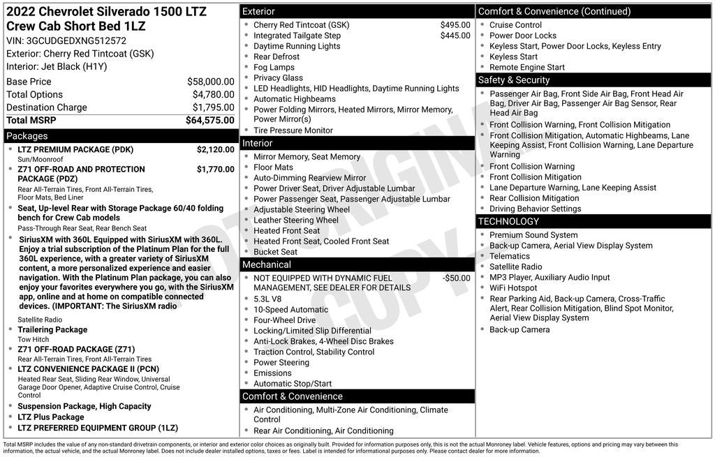 2022 Chevrolet Silverado 1500 LTZ