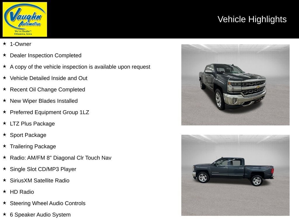 2018 Chevrolet Silverado 1500 LTZ 1LZ