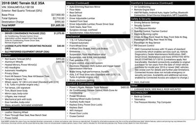 2018 GMC Terrain SLE