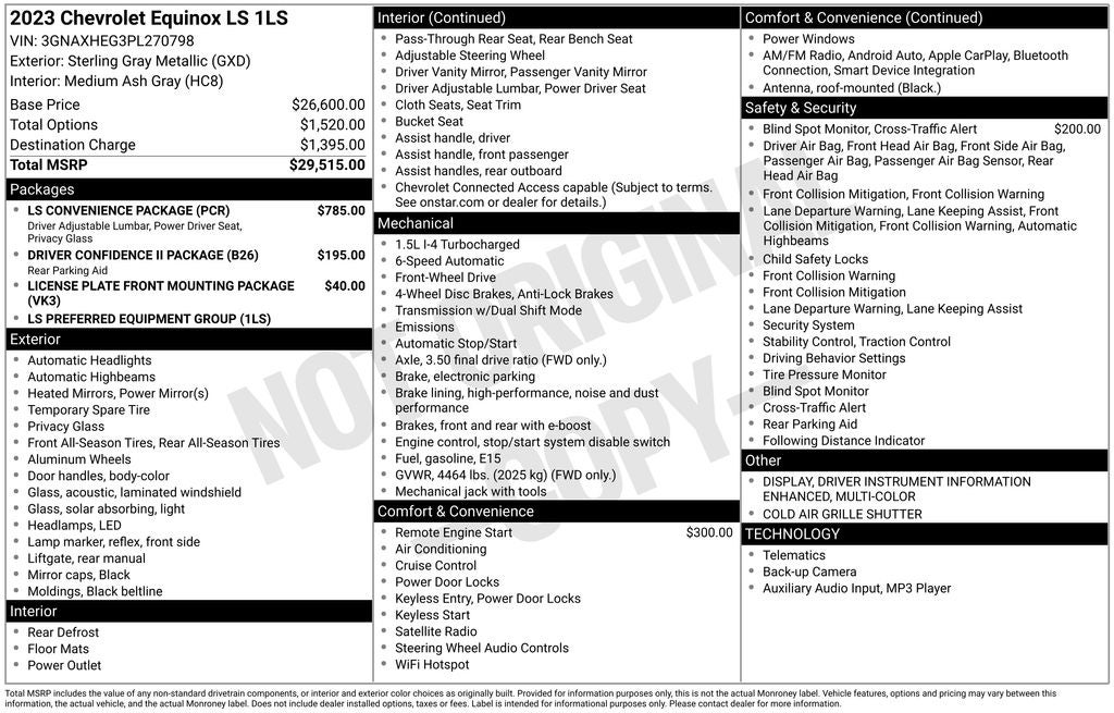 2023 Chevrolet Equinox LS