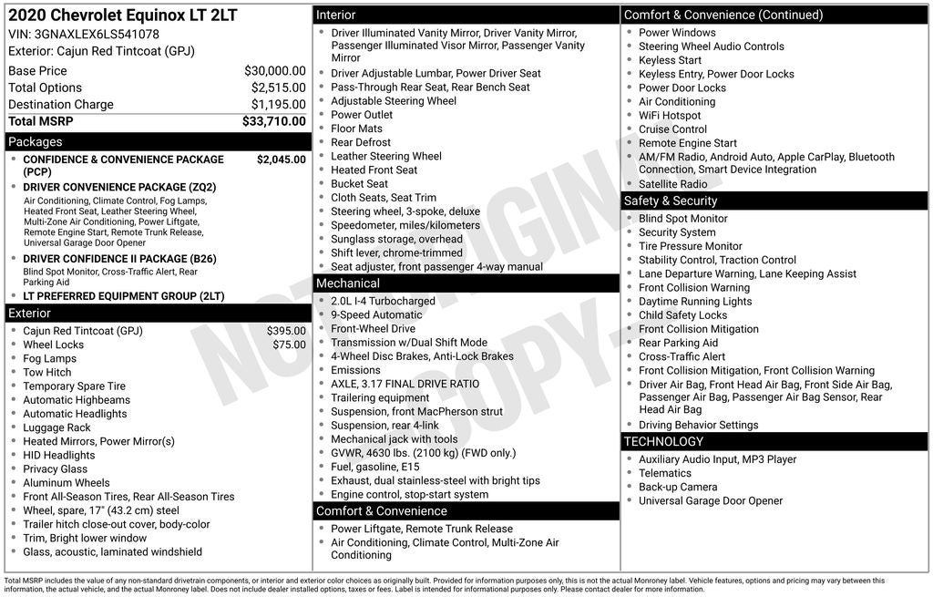 2020 Chevrolet Equinox LT