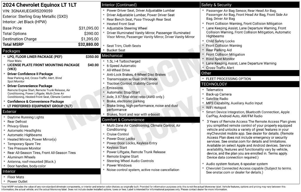 2024 Chevrolet Equinox LT