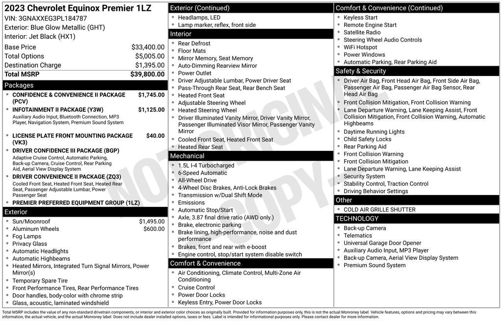 2023 Chevrolet Equinox Premier