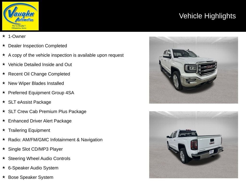 2018 GMC Sierra 1500 SLT