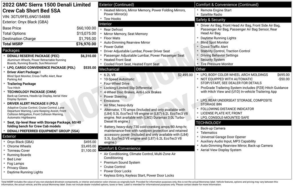 2022 GMC Sierra 1500 Limited Denali