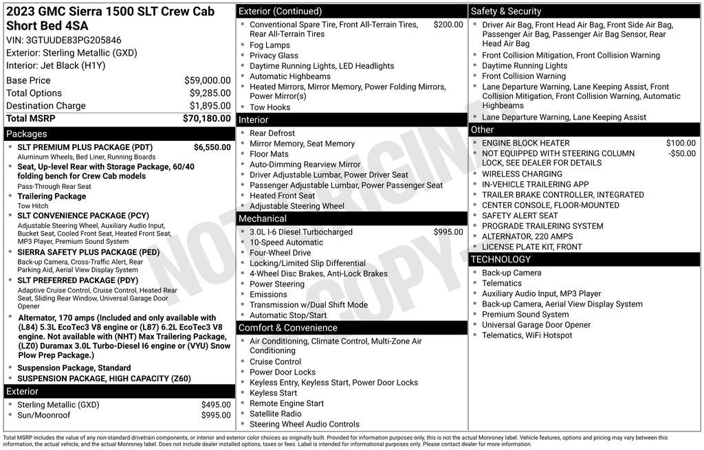 2023 GMC Sierra 1500 SLT