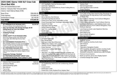 2025 GMC Sierra 1500 SLT