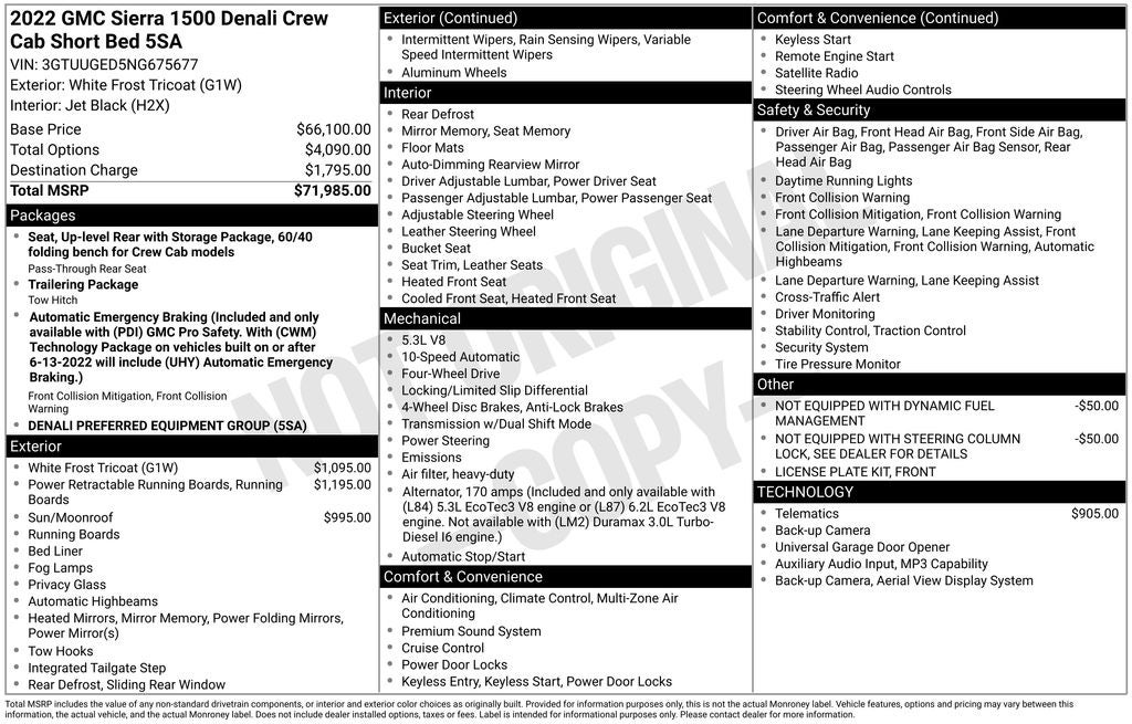 2022 GMC Sierra 1500 Denali