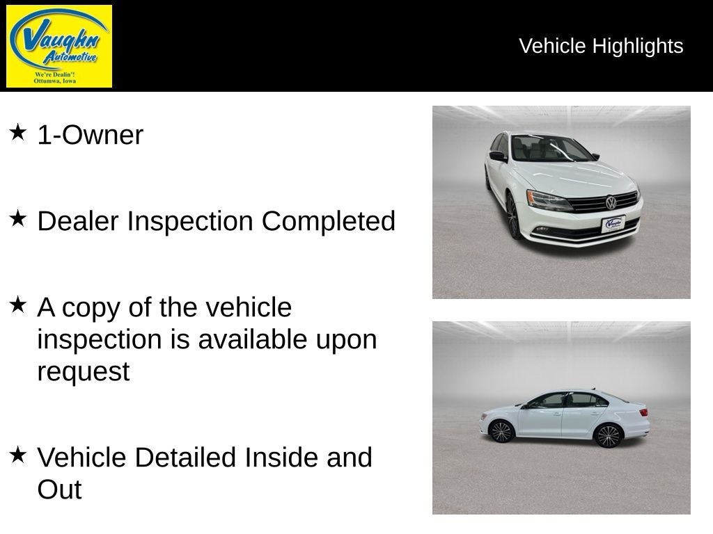 2015 Volkswagen Jetta 1.8T Sport